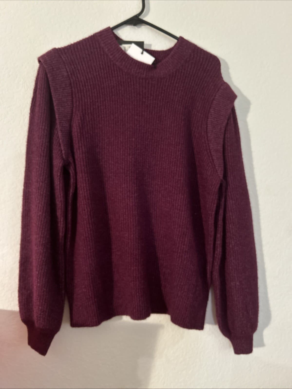 Women’s Xl Burgundy Sweater NWT - Thumbnail 2