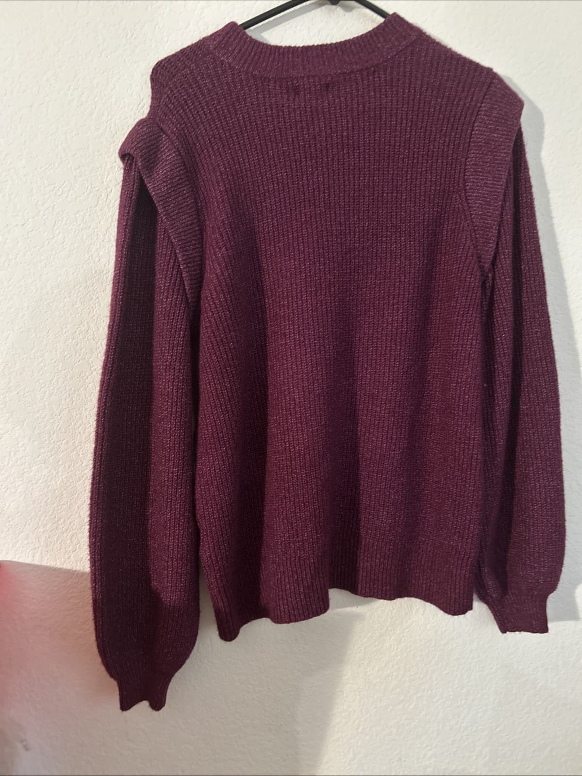 Women’s Xl Burgundy Sweater NWT - Thumbnail 4