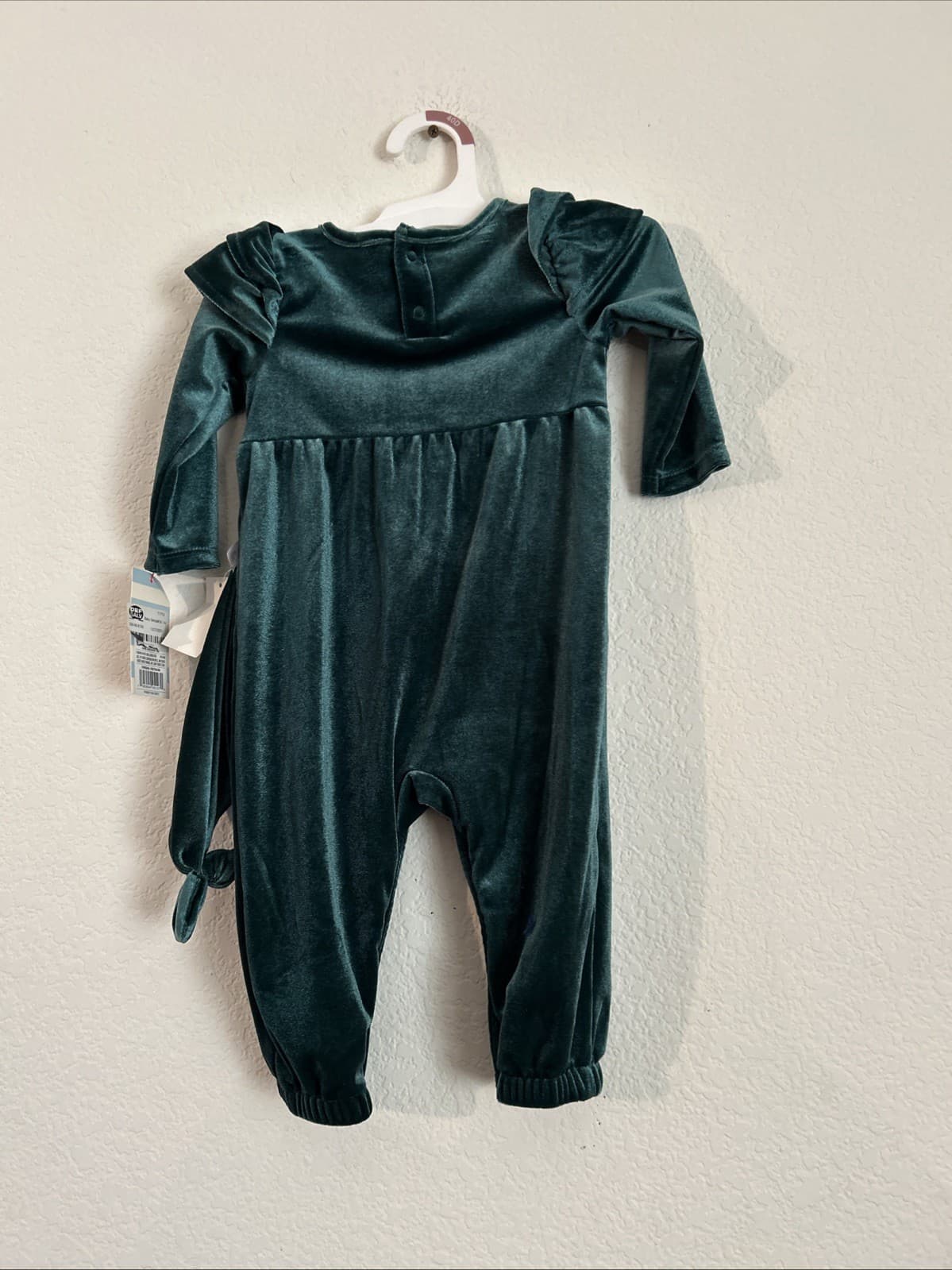 Infant Two-Piece Outfit With Headband NWT Green Cat & Jack 6-9M - Thumbnail 4
