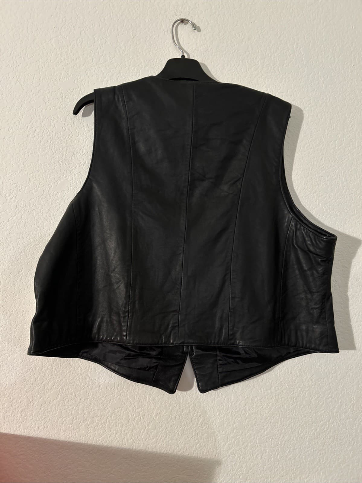 Jacqueline ferrar Leather Vest NWT 20W Women’s Zip Up - Thumbnail 4