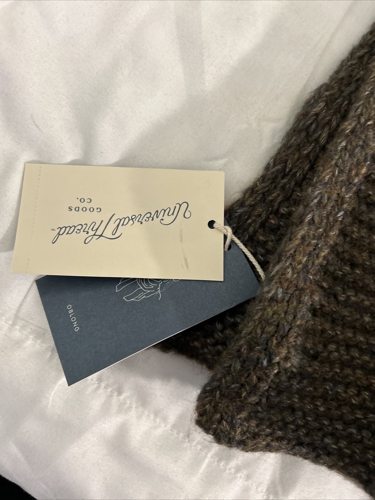 Universal Thread Women's Wool Acrylic Blend Knit Oblong Scarf Olive One Size - Thumbnail 2