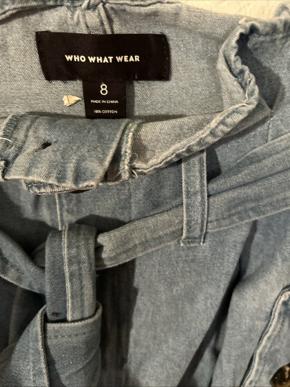 Women’s Blue Denim Skirt NWOT Size 8 - Thumbnail 2