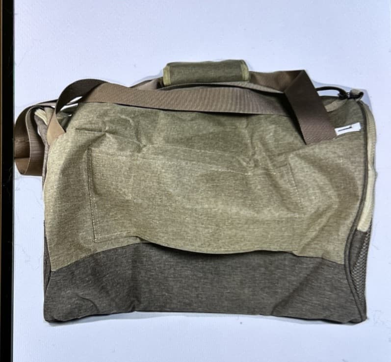 Bella Russo 20 Inch Canvas Urban Desert Travel Duffle Bag - Tan/Brown NEW - Thumbnail 4
