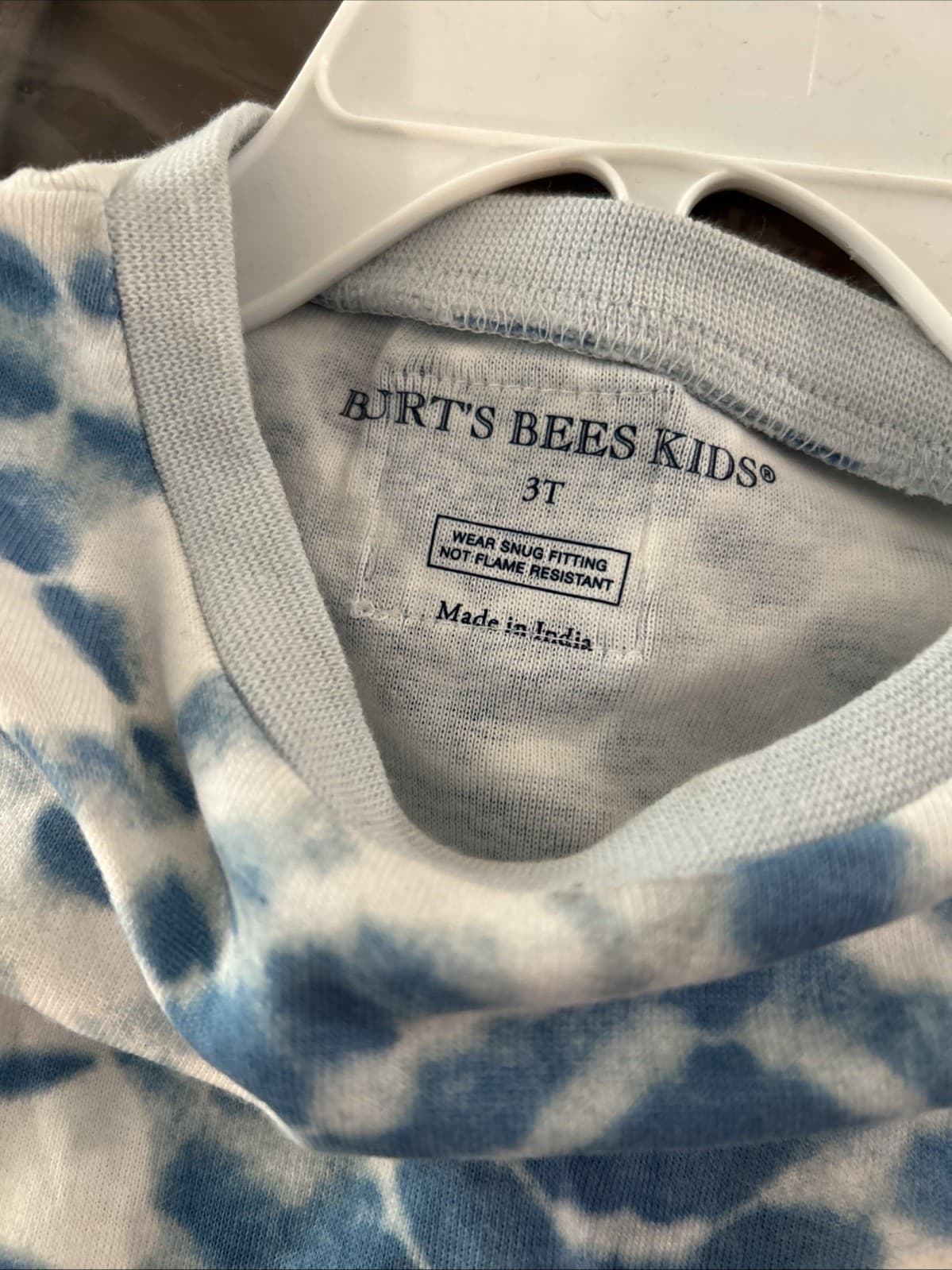 Burt's Bees Pajamas Unisex 2 PC 3T Brand NWT Toddlers 100% Organic Cotton Soft - Thumbnail 4