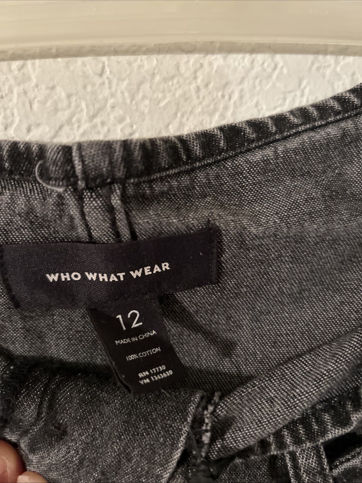 Women’s Black Denim Skirt NWT - Thumbnail 2