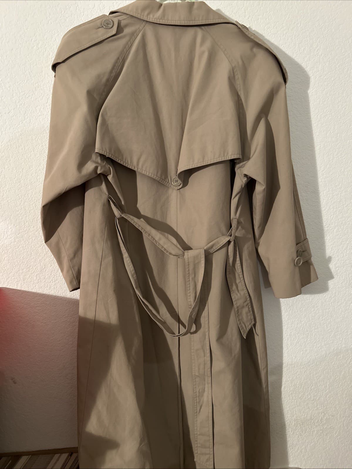 Women’s Long Beige 12P Trench Coat - Thumbnail 3