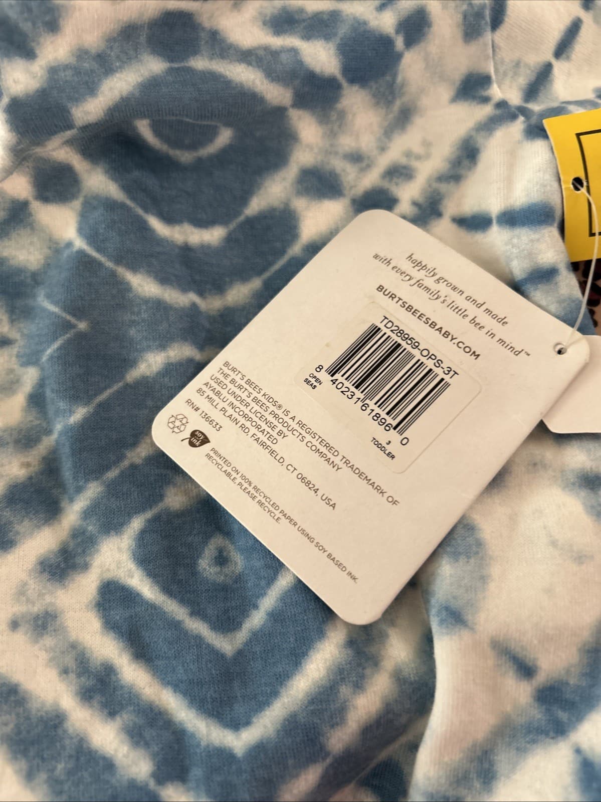 Burt's Bees Pajamas Unisex 2 PC 3T Brand NWT Toddlers 100% Organic Cotton Soft - Thumbnail 6