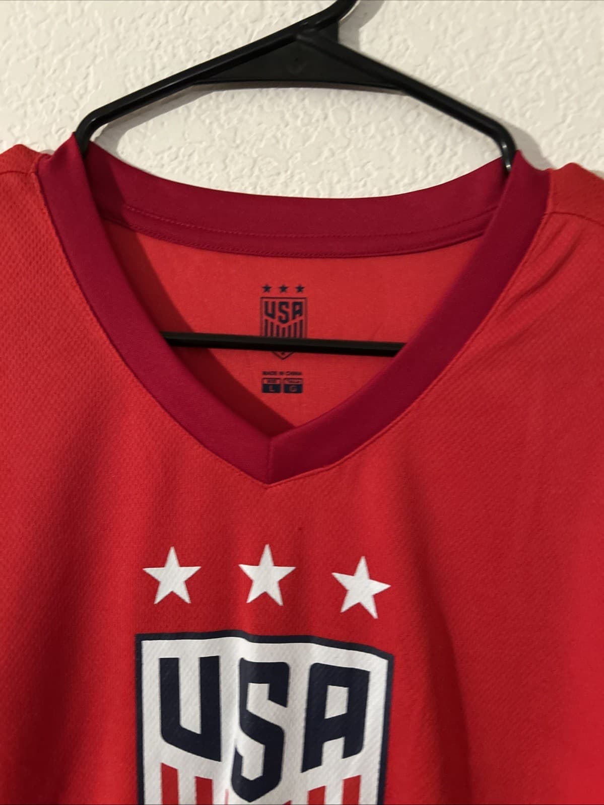Men’s USA Large Shirt Red New - Thumbnail 2
