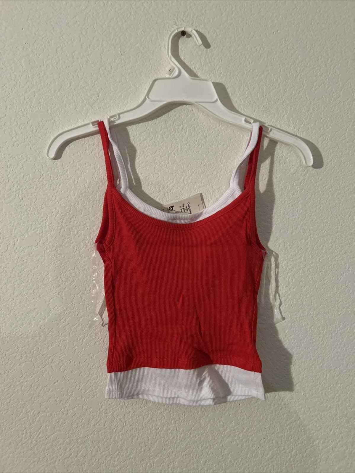 Women’s Graphic Cami XXS (00) NWT No Boundaries Flame Red - Thumbnail 3
