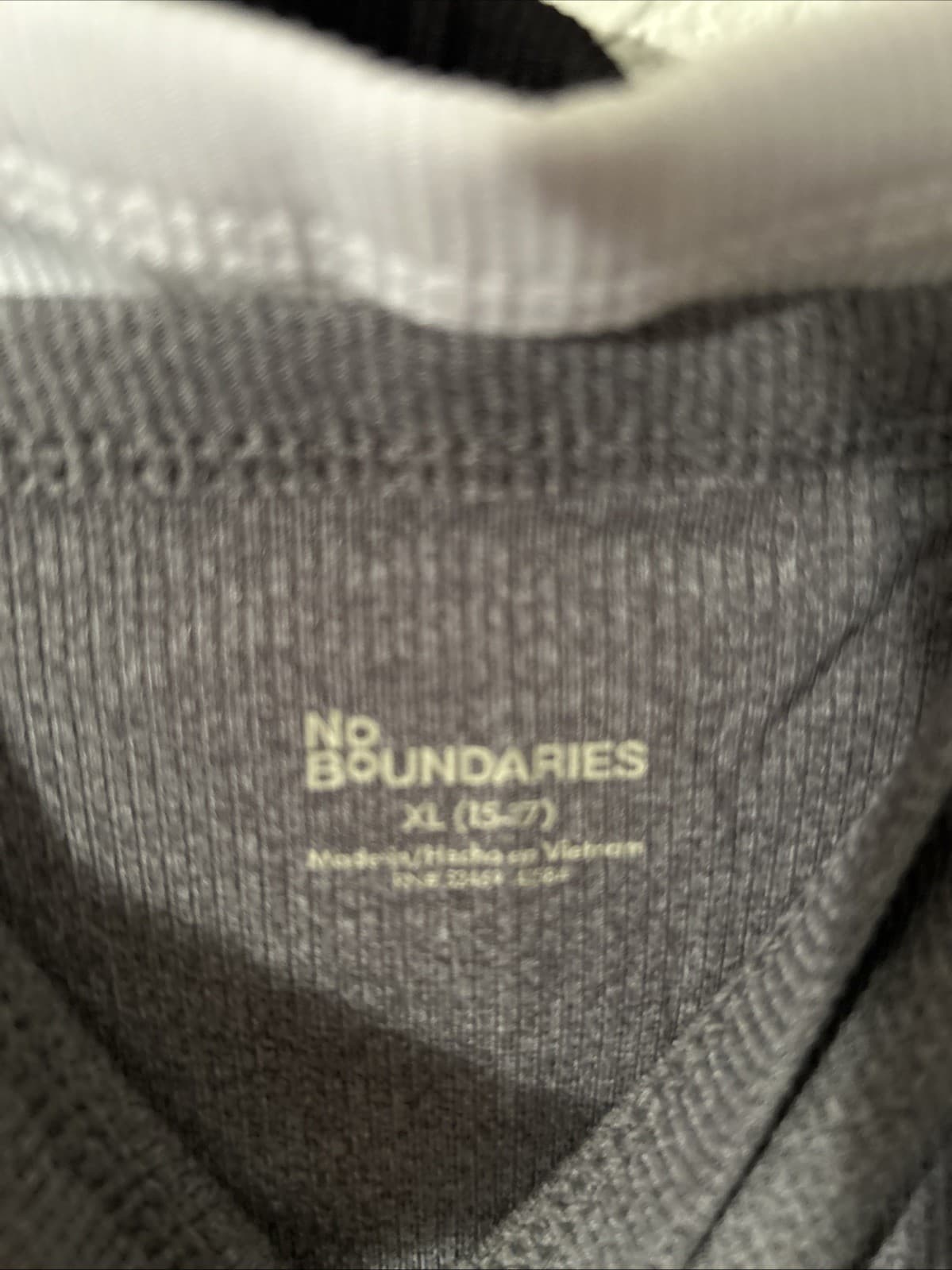 Set Of 3 No Boundaries Rib Cami Black, White, Gray Size XL (15-17) NWT - Thumbnail 5