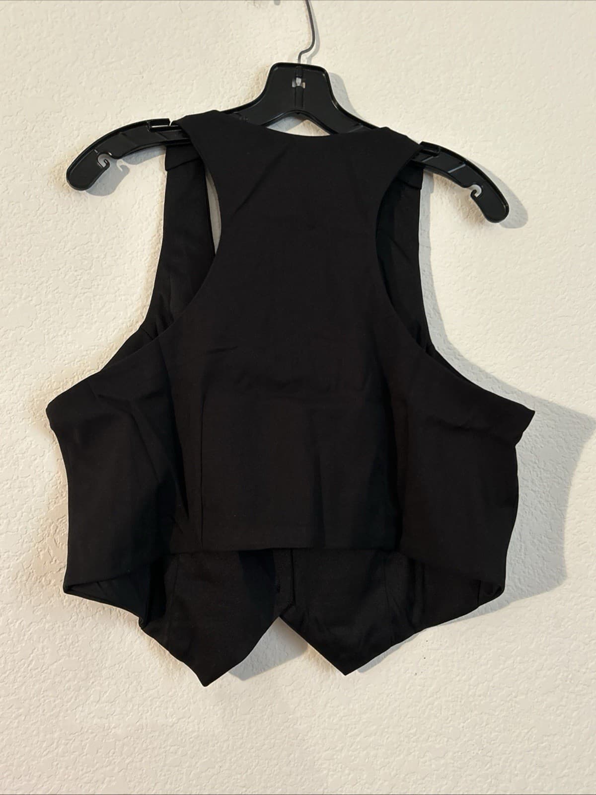 Women’s XS (0-2) 2 Piece Black Vest Skirt Set Black NWT No Boundaries - Thumbnail 2