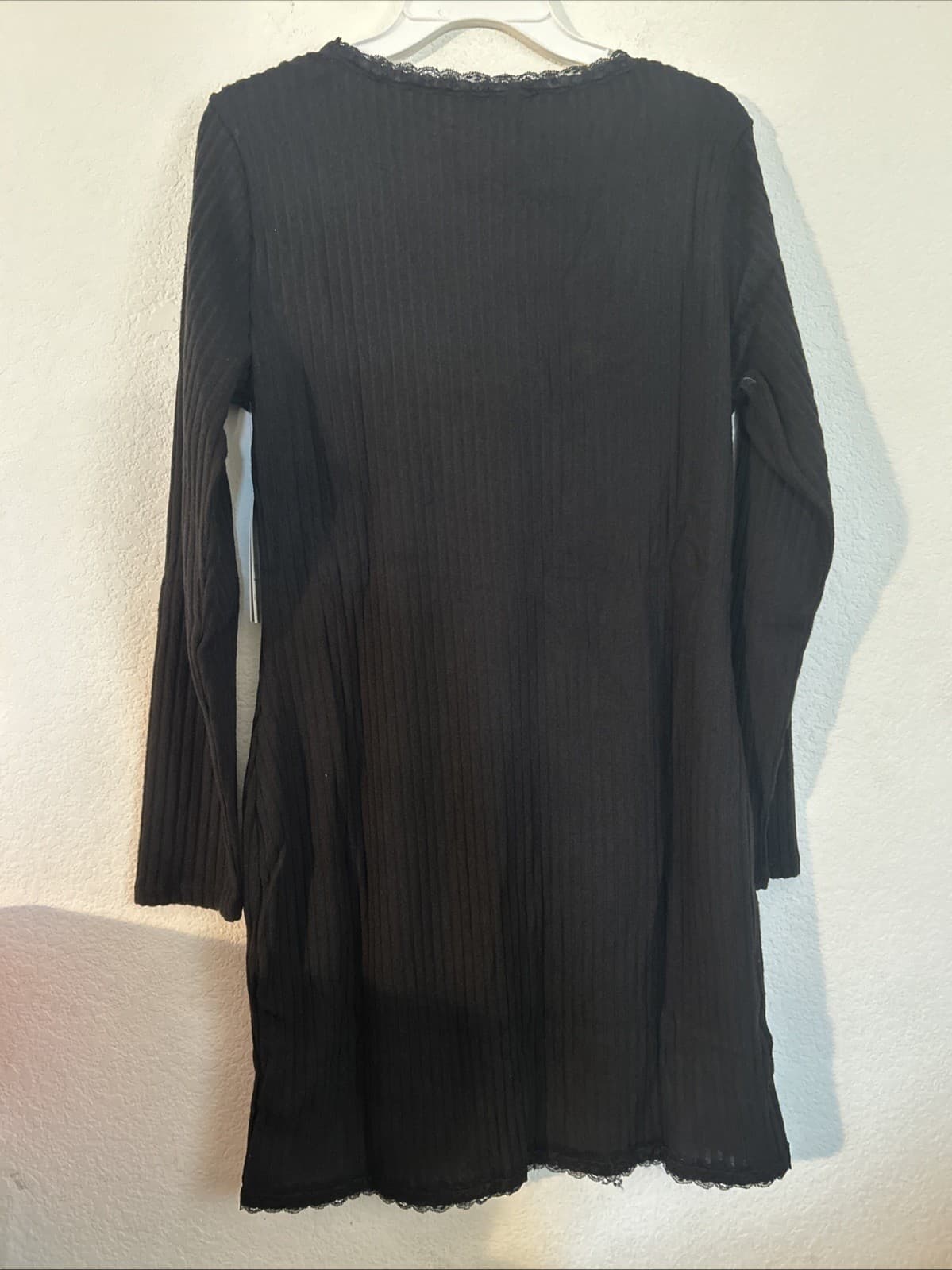 Women’s No Boundaries XXS (00) Hacci Dress NWT Black Sweater Type/Stretch Dress - Thumbnail 3