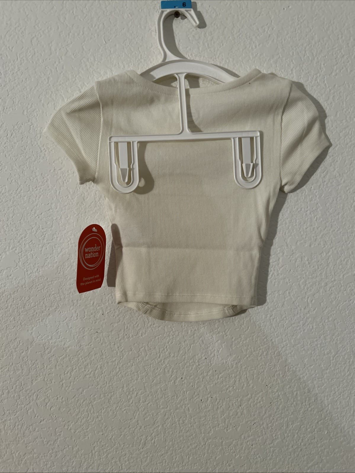 Girls XS (4/5) Wonder Nation Corset Top NWT Delicate Ivory - Thumbnail 4