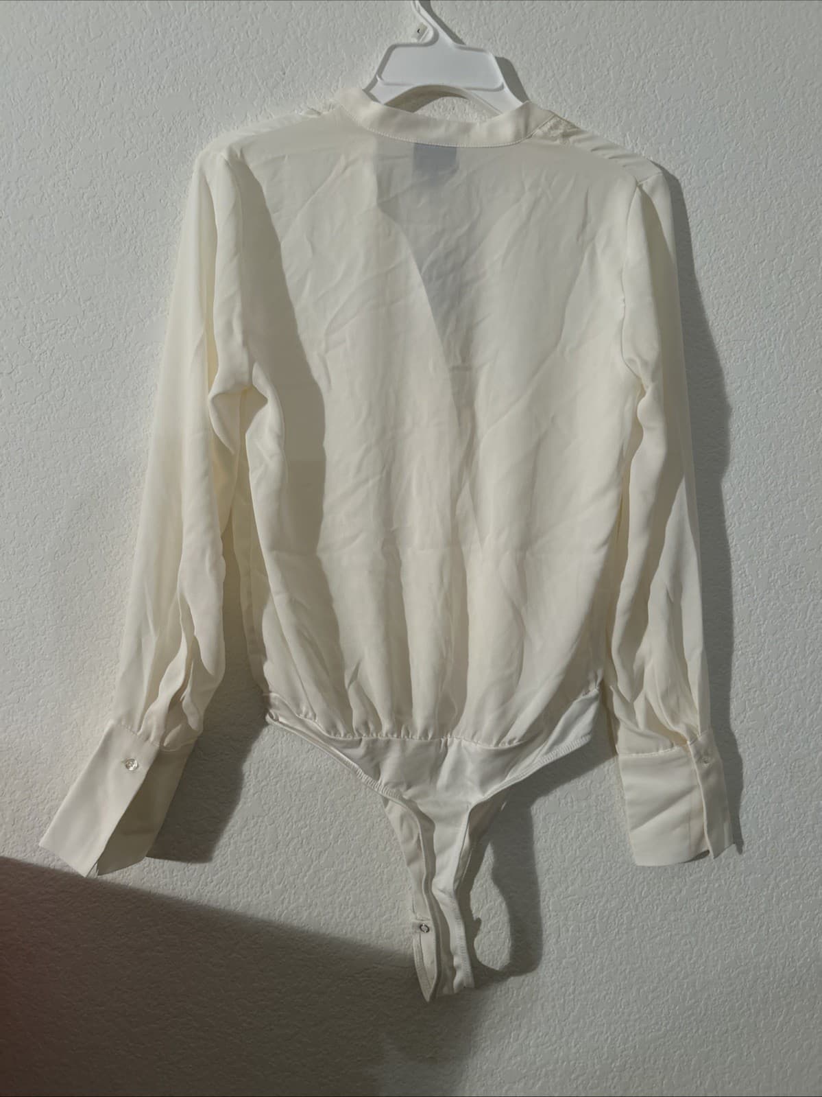 Women’s Lace Trim Bodysuit NWT Scoop XS Whisper White - Thumbnail 4