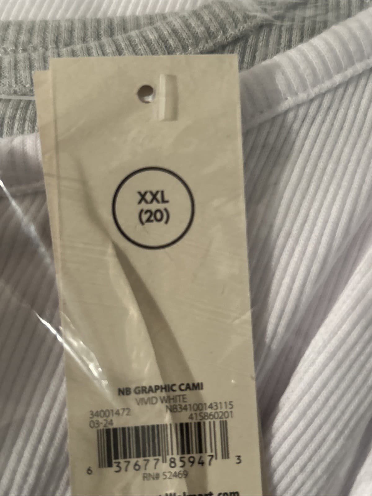 Women’s Graphic Cami XXL (20) NWT No Boundaries - Thumbnail 4
