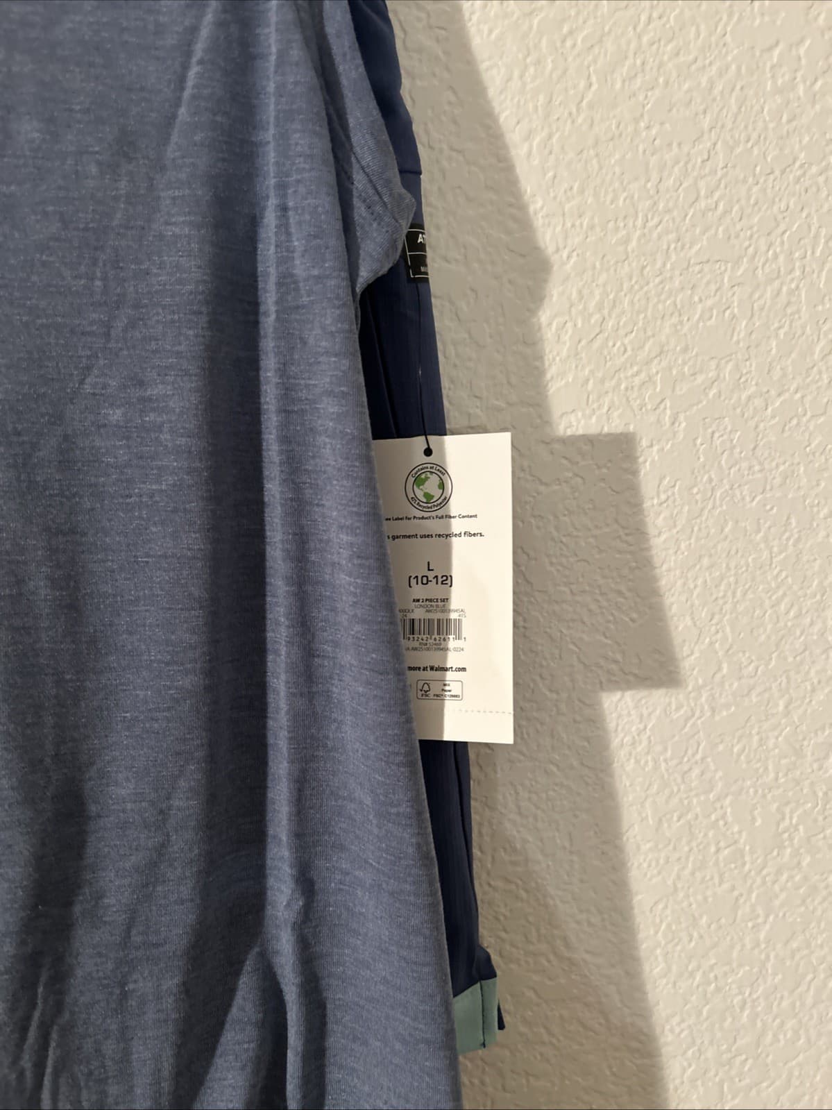 Boys Athletic Works 2 Piece Short Set Blue NWT Large (10-12) - Thumbnail 2
