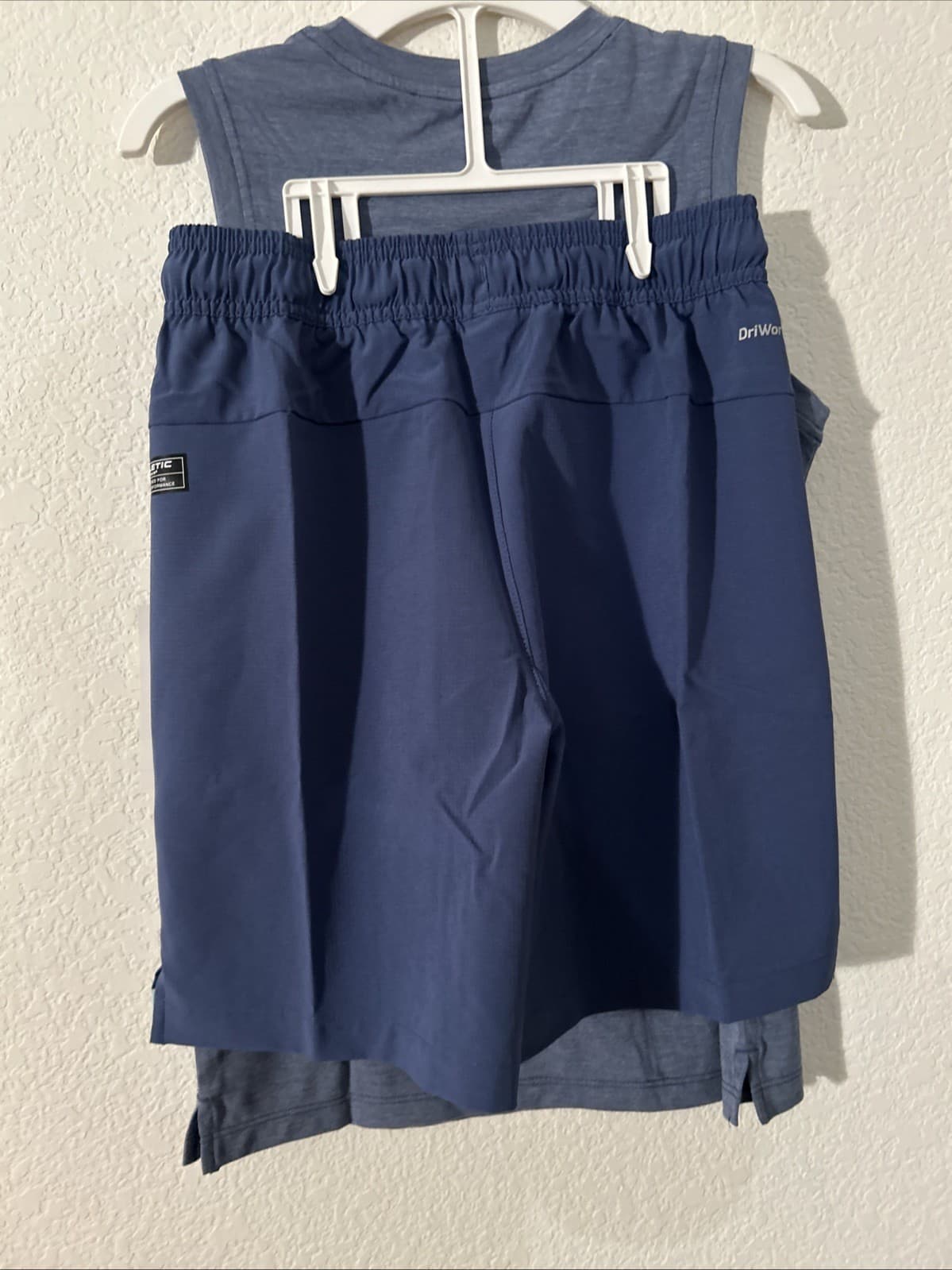 Boys Athletic Works 2 Piece Short Set Blue NWT Large (10-12) - Thumbnail 5