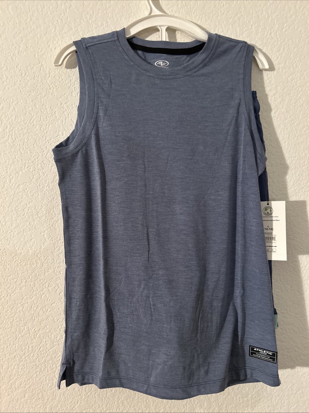 Boys Athletic Works 2 Piece Short Set Blue NWT Large (10-12)