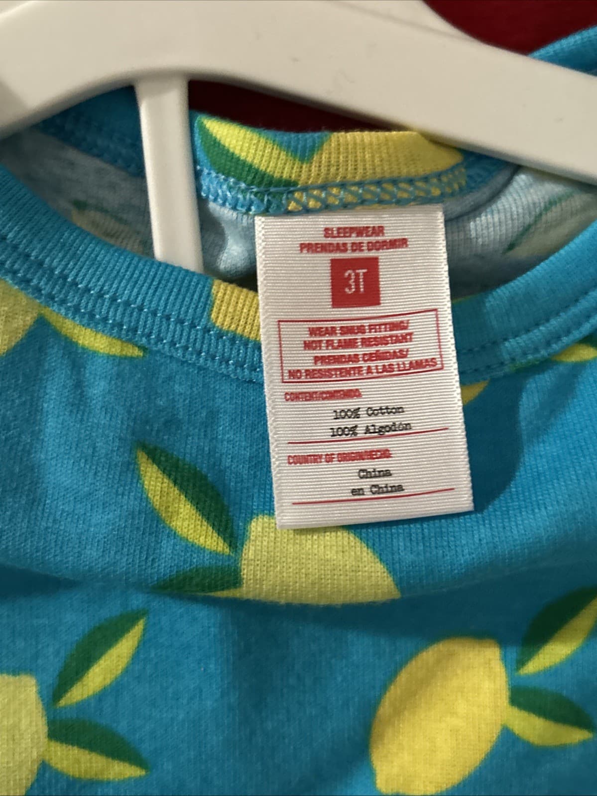 Unisex Toddlers 3T Blue 2 Piece Pajama Set NWT - Thumbnail 4