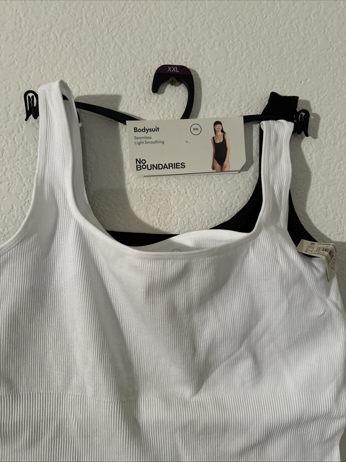 Women’s 2 Pack seamless Light Smoothing XXL Bodysuit No Boundaries NWT - Thumbnail 2