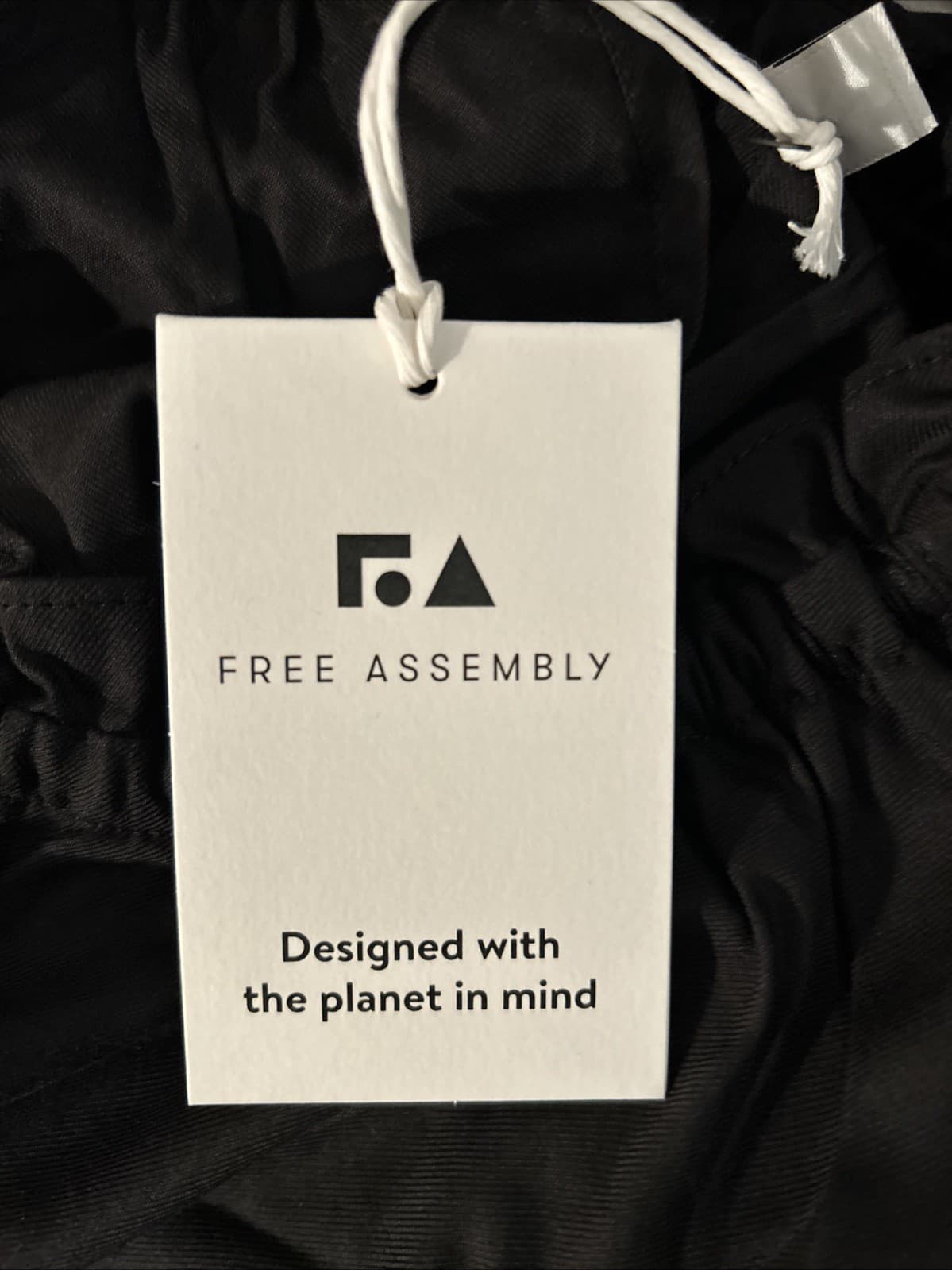 Free Assembly Ruffle Neck Midi Dress Black NWT XS - Thumbnail 6