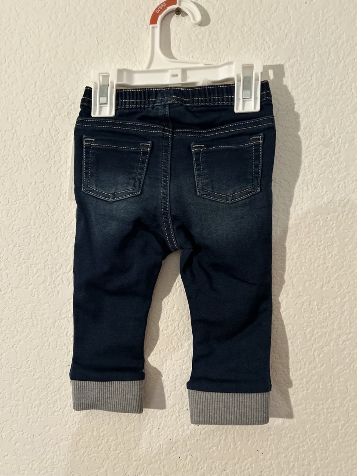 Lot Of 2 Dark Wash Jeans Infant Girls 6-9M NWT Cat & Jack - Thumbnail 2
