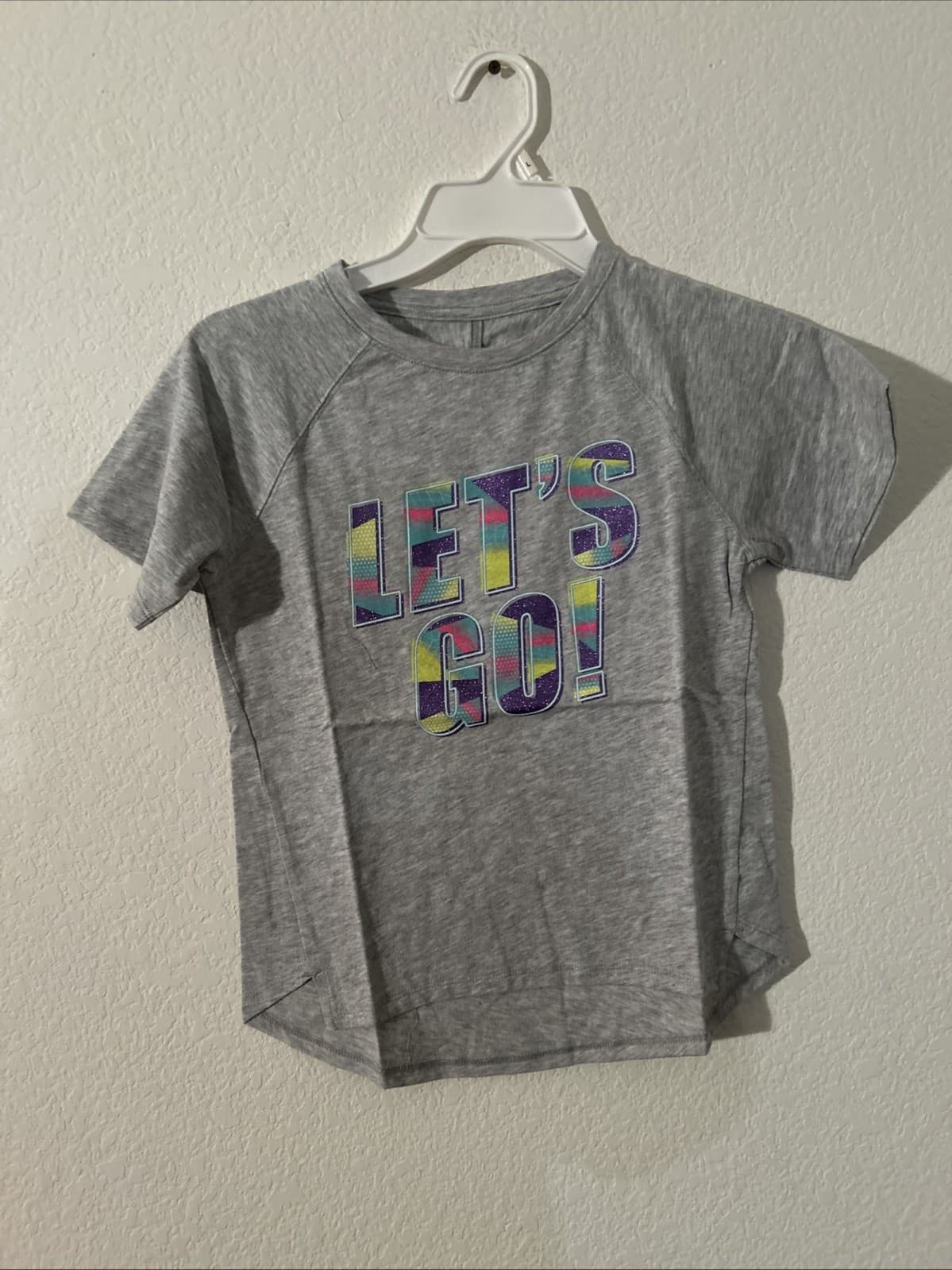 Girls 2 Pack Graphic Tees NWT Medium (7-8) Athletic Works - Thumbnail 5