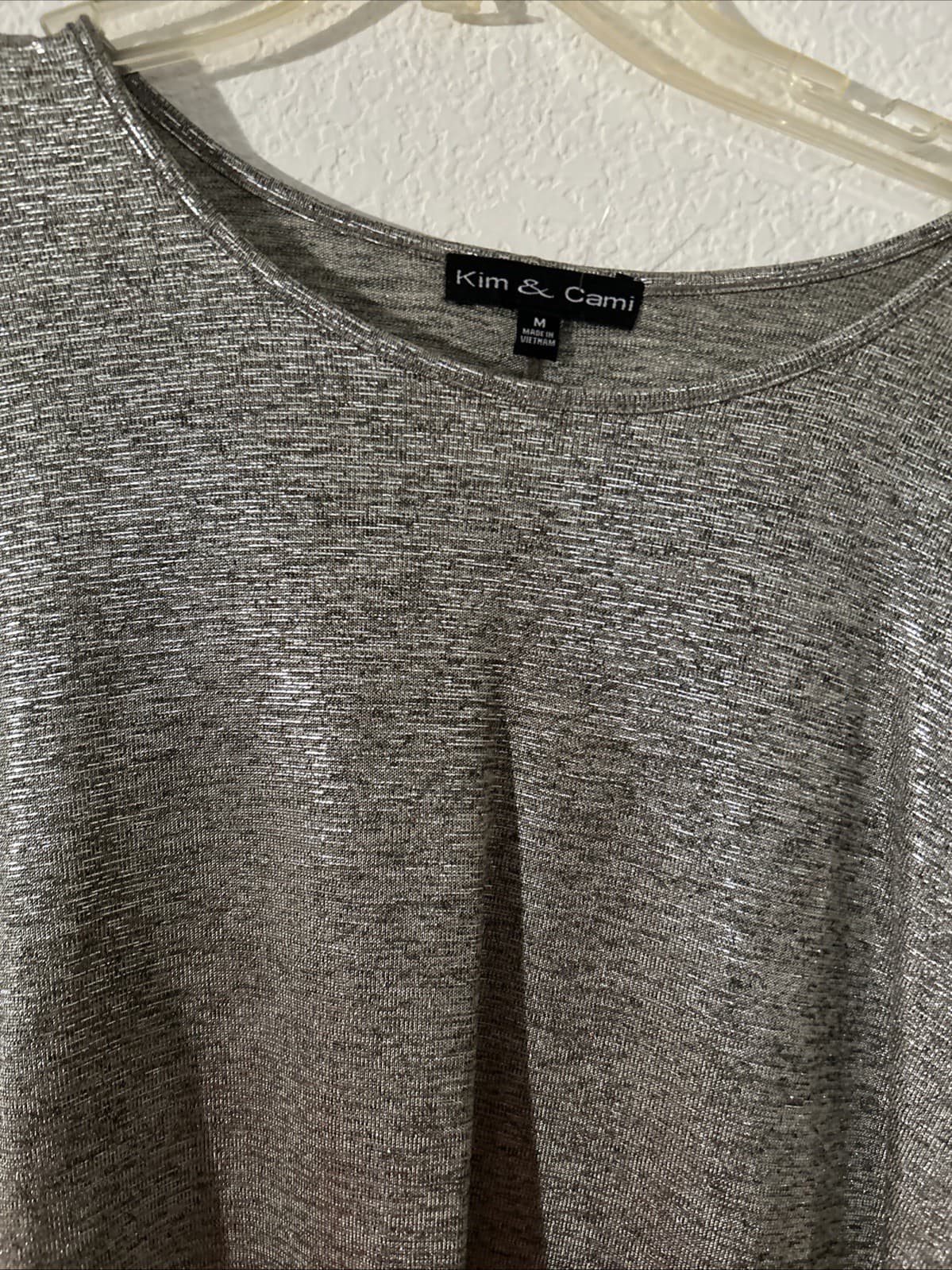 Women’s Medium Glitter Blouse NWOT - Thumbnail 2