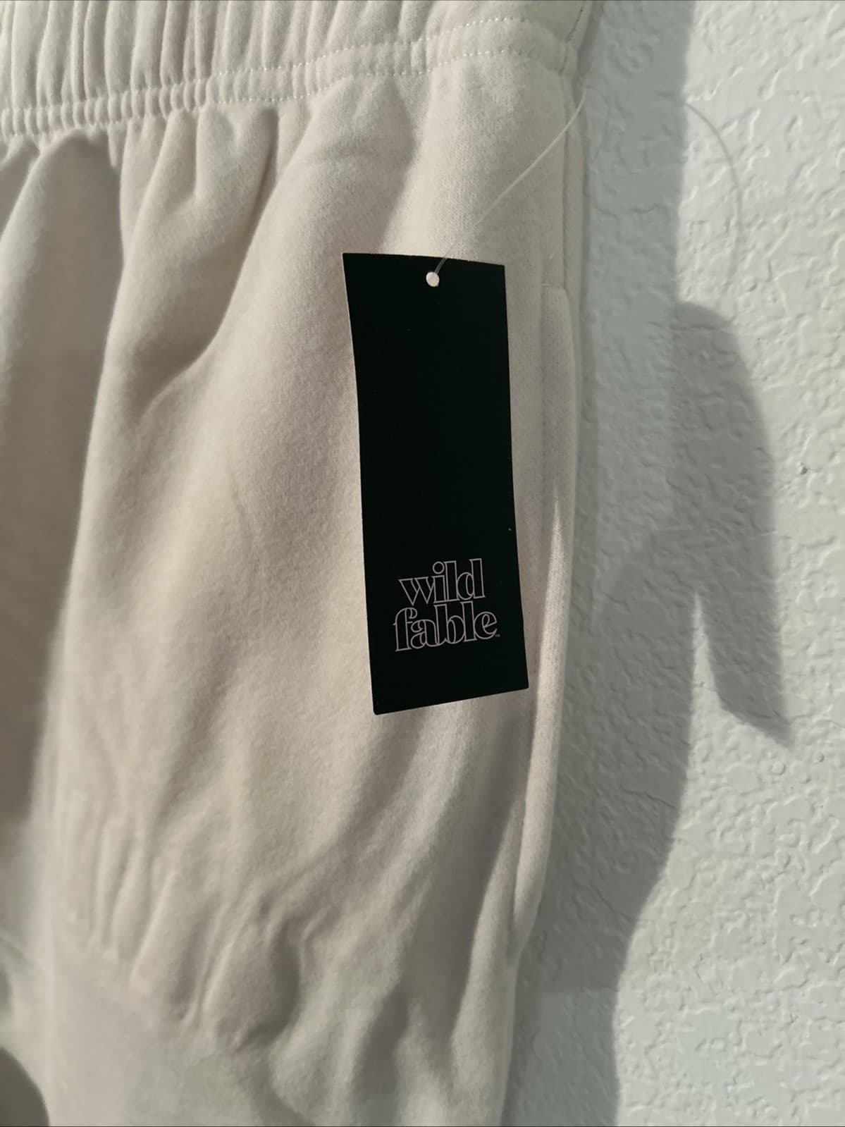 Women’s Light Beige Butterfly 1X Sweat Pants NWT Wild Fable - Thumbnail 4