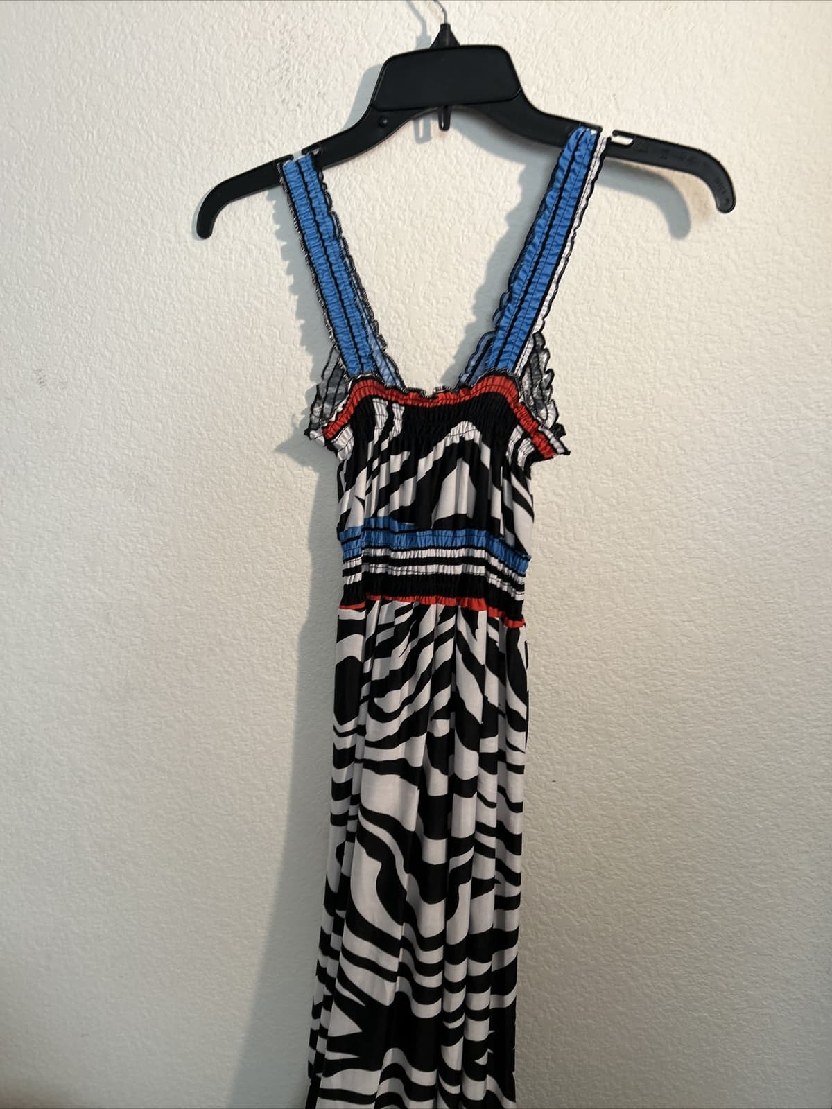 Women’s Ace Fashion Black Multi Color Summer Dress NWT X-Large - Thumbnail 2