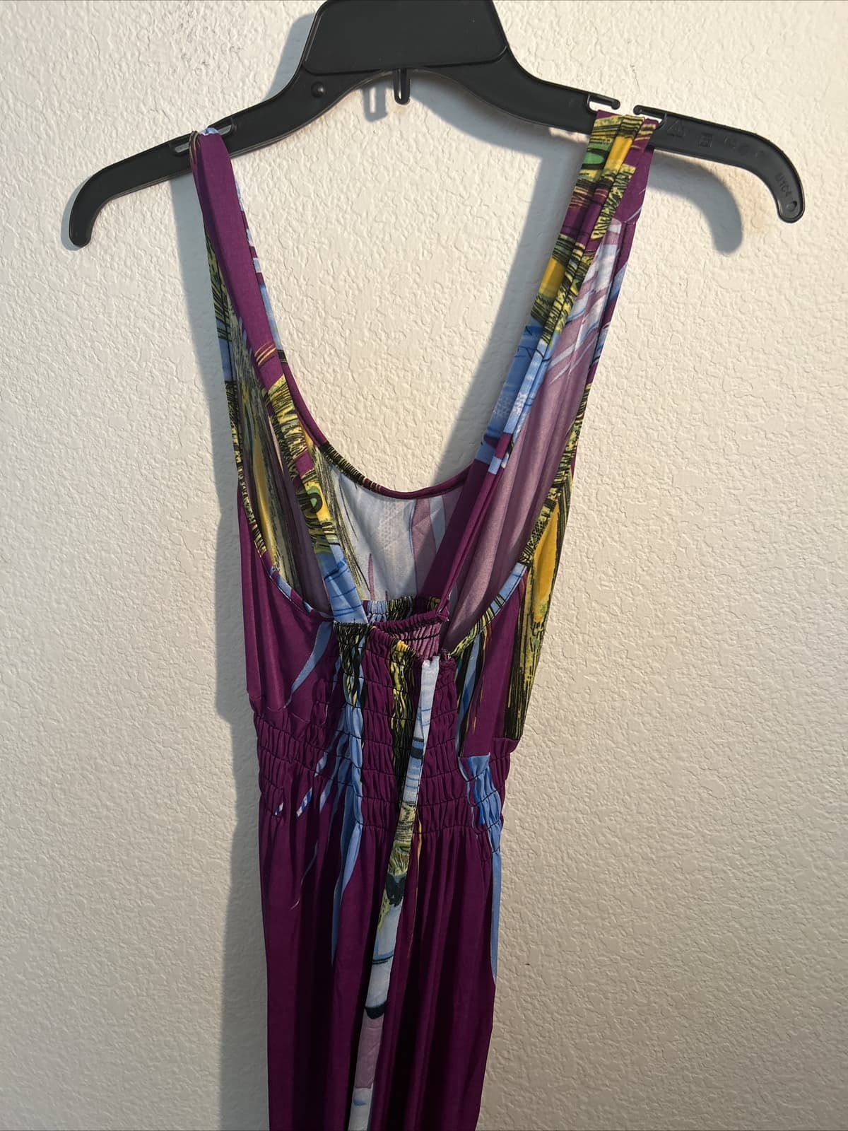 Women’s Purple Multi Color Summer Dress Long 4XL NWT - Thumbnail 2