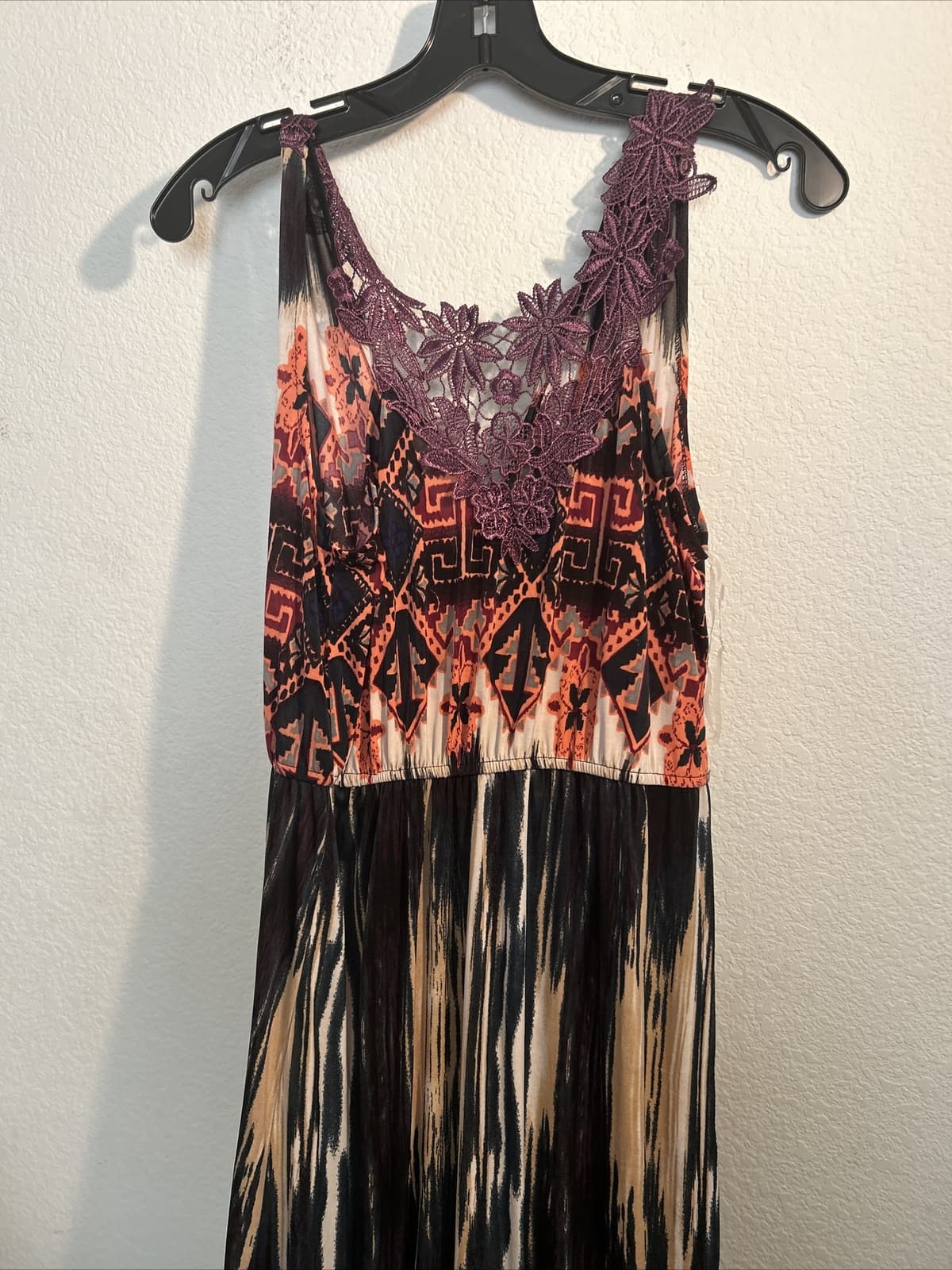 Women’s Hots Wing Summer Dress Sleeveless NWT Purple Long - Thumbnail 2