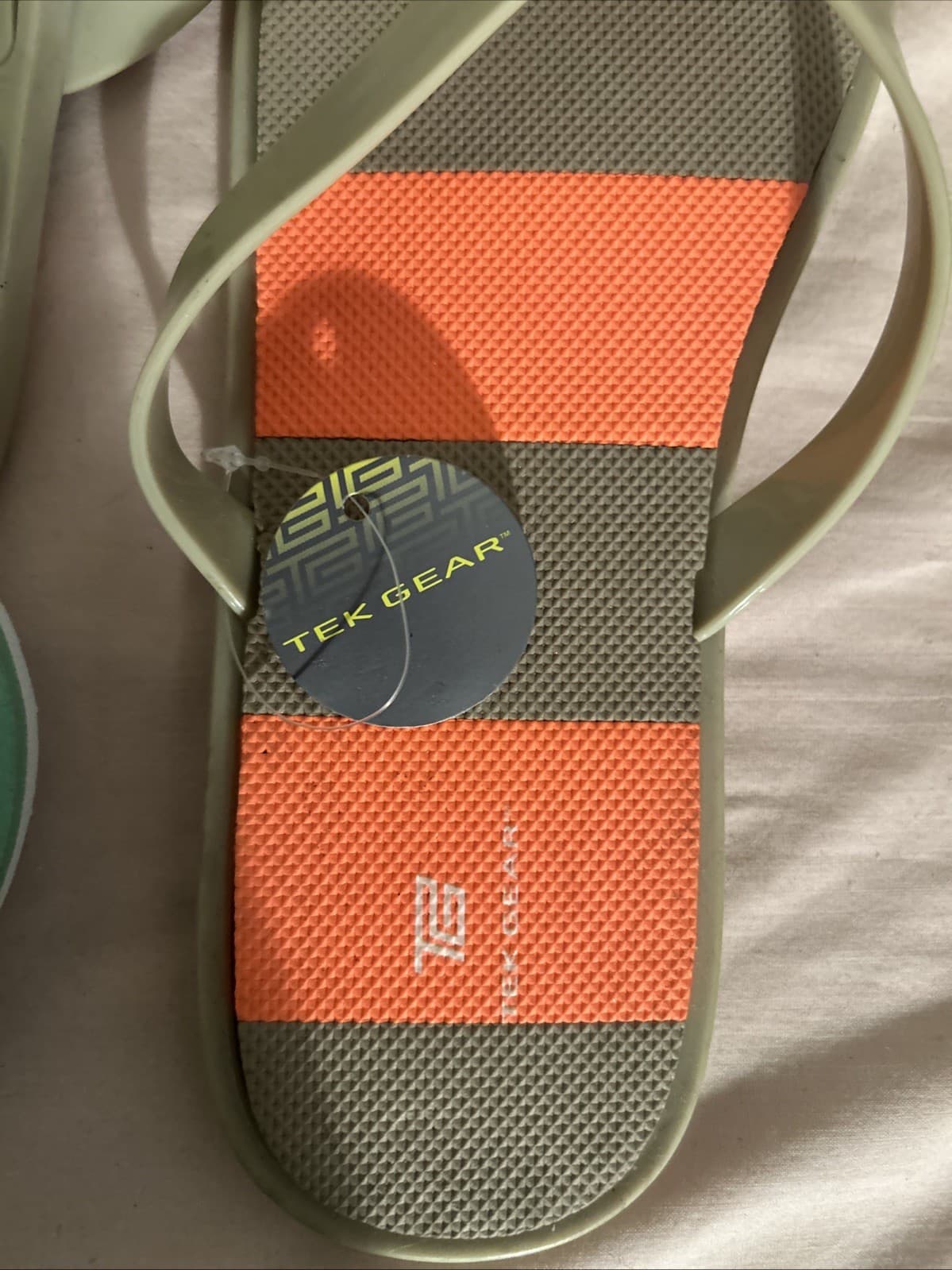 Lot Of 2 Tek Gear Slip On Sandals NWT Large And Xl - Thumbnail 9