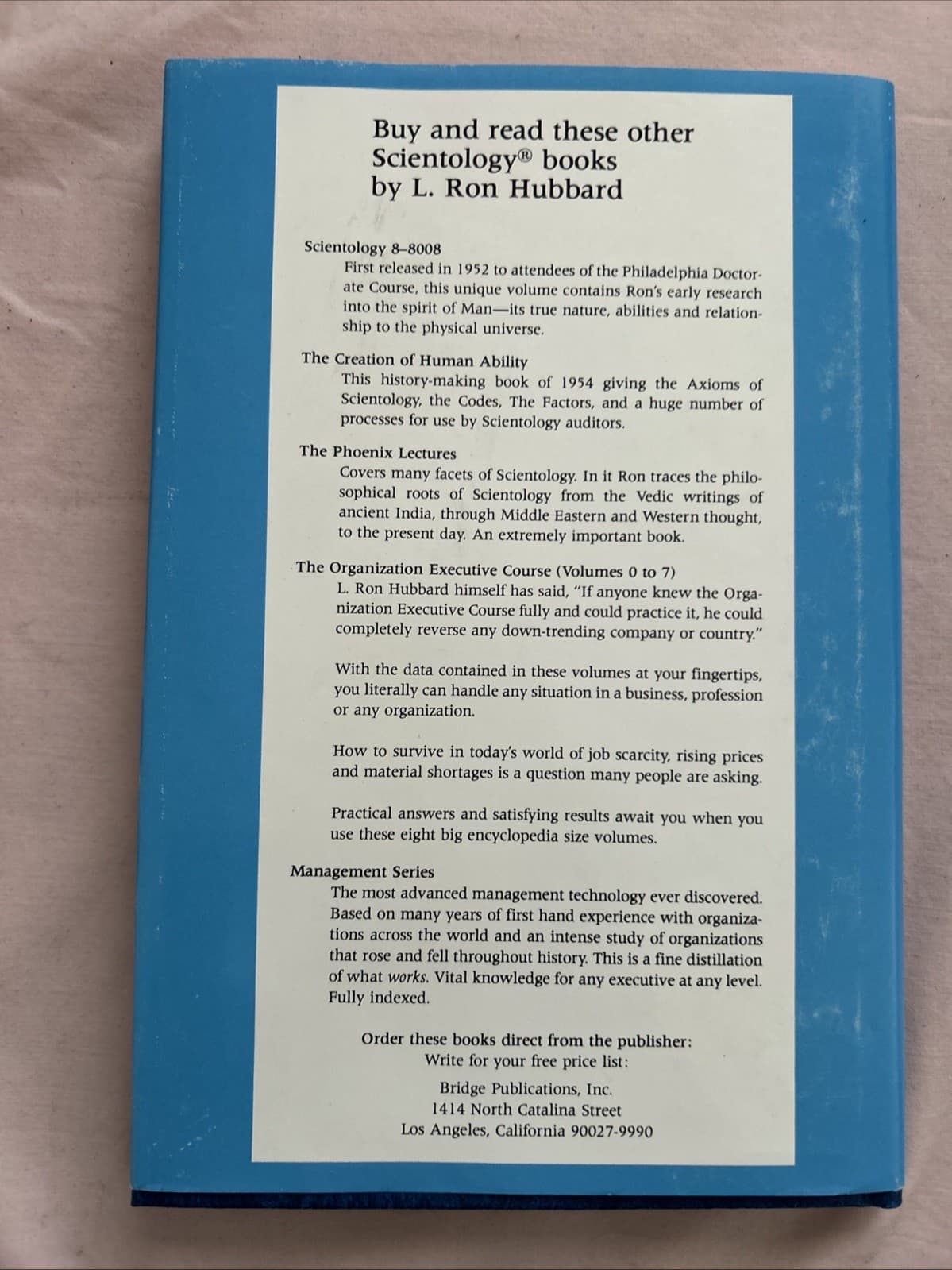 Scientology 8-80 L Ron Hubbard 1982 - Thumbnail 3