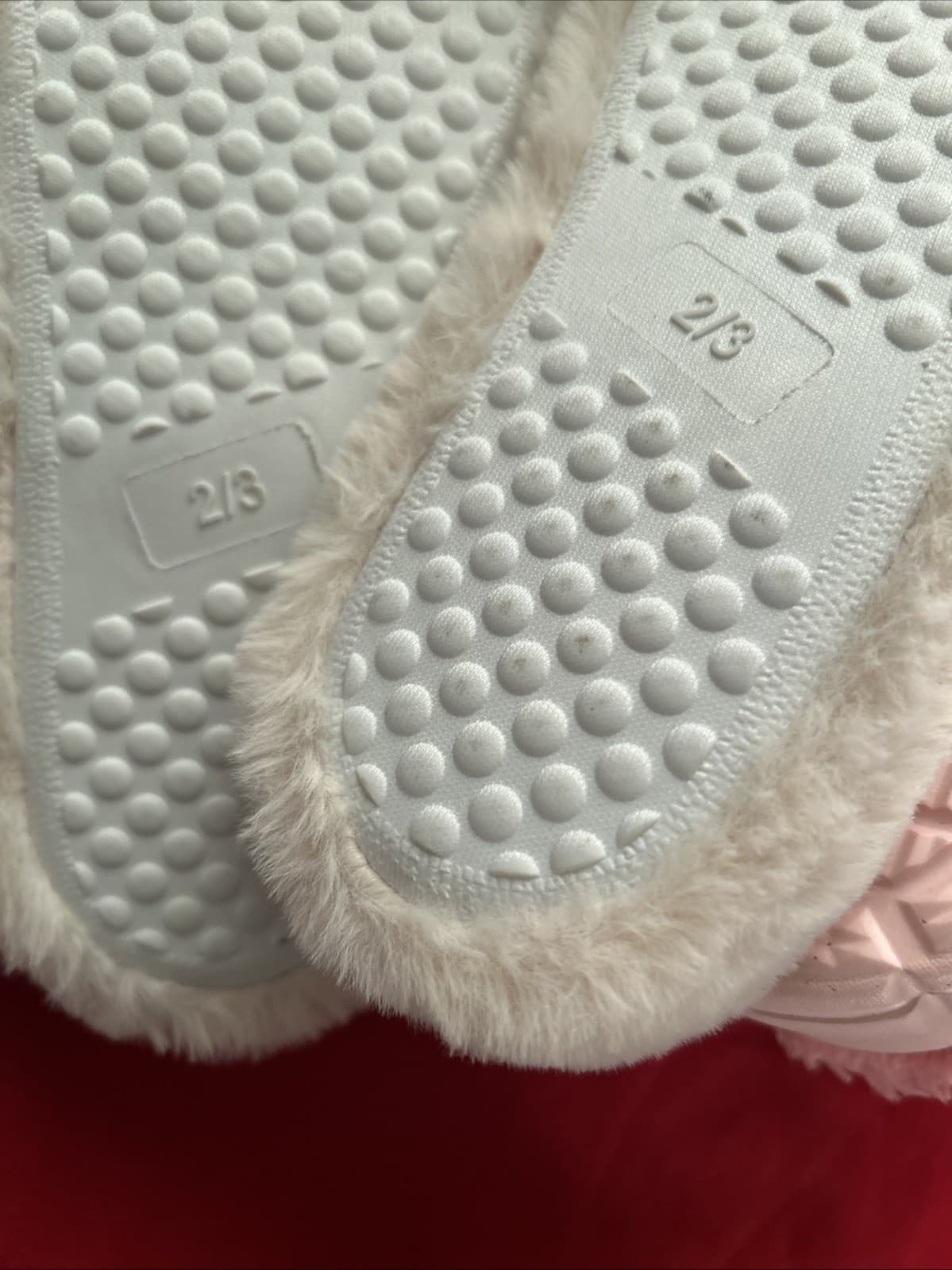 Lot Of 2 Shoes Kids Size Girls 2/3 Large NWT Slippers Bebe And Foamwalk Shoe - Thumbnail 4