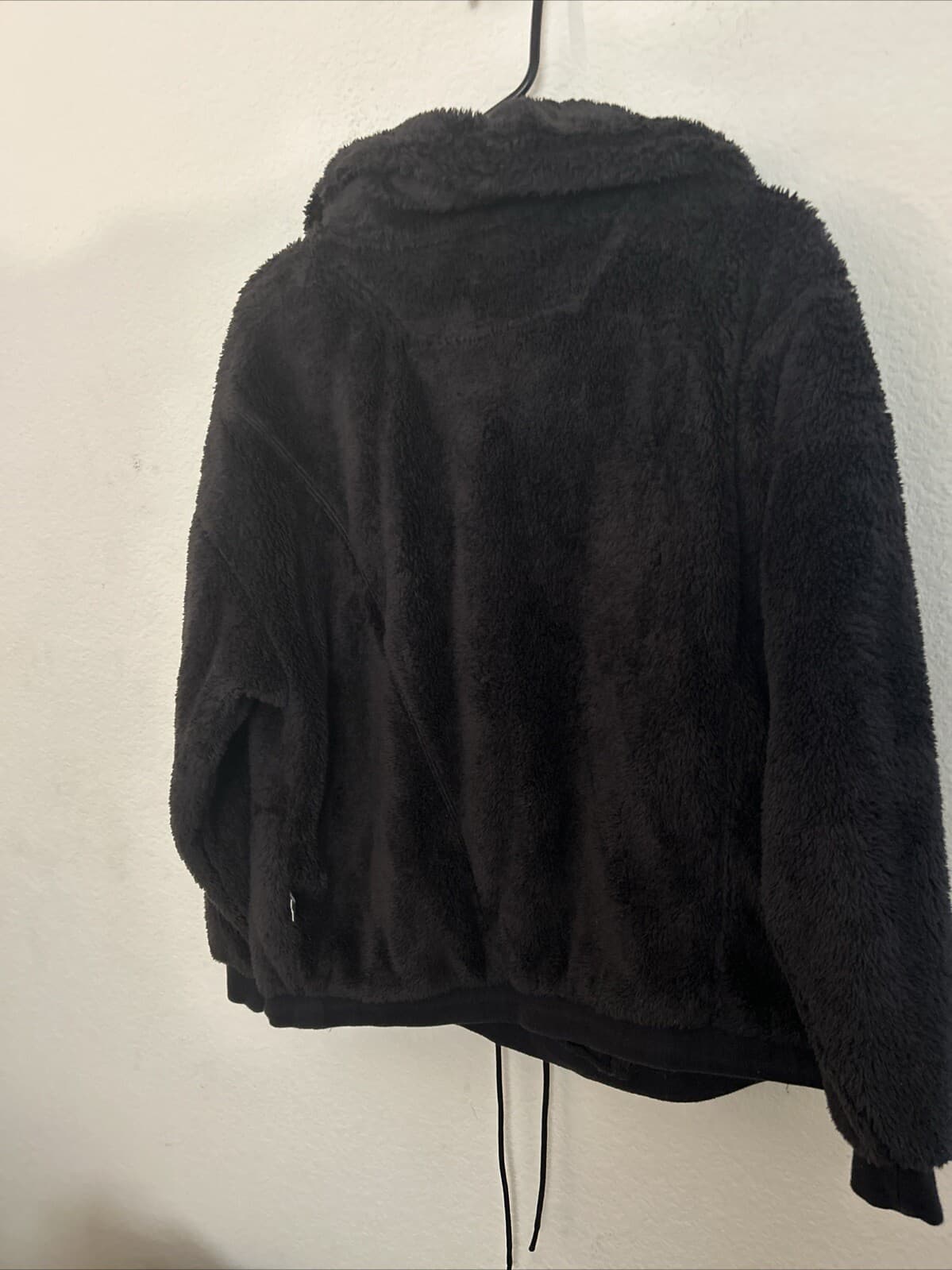 Joy Lab Sweater Half Zip Black fleece Womens XS Pocket Winter Polyester Pullover - Thumbnail 2