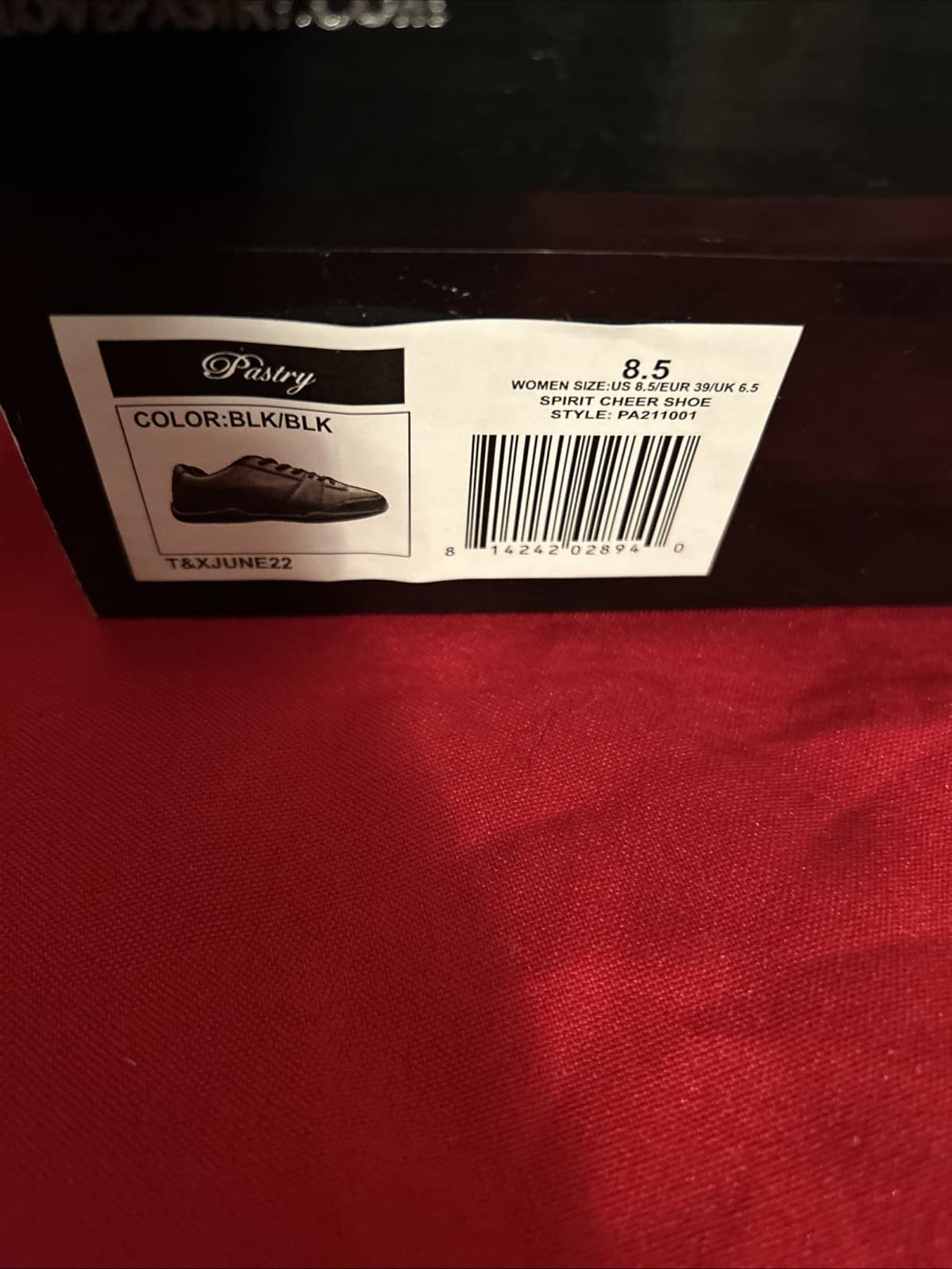 Women’s Size 8.5 Spirit Cheer shoe Black Pastry New - Thumbnail 4
