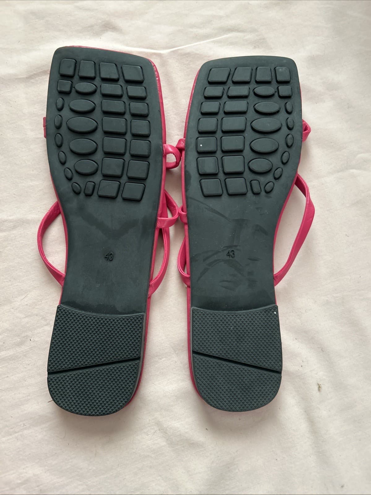 Women’s Pink Slip On Sandals Size 10-10.5 New Equals Chinese Size 43 - Thumbnail 2