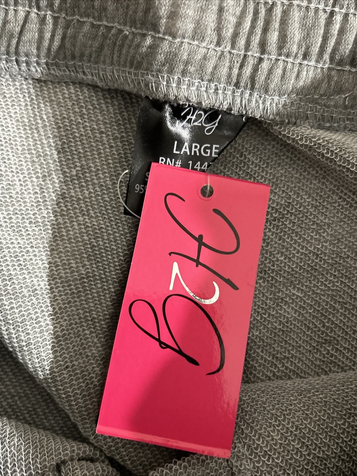 Women’s H2G Large Joggers Grey NWT - Thumbnail 3