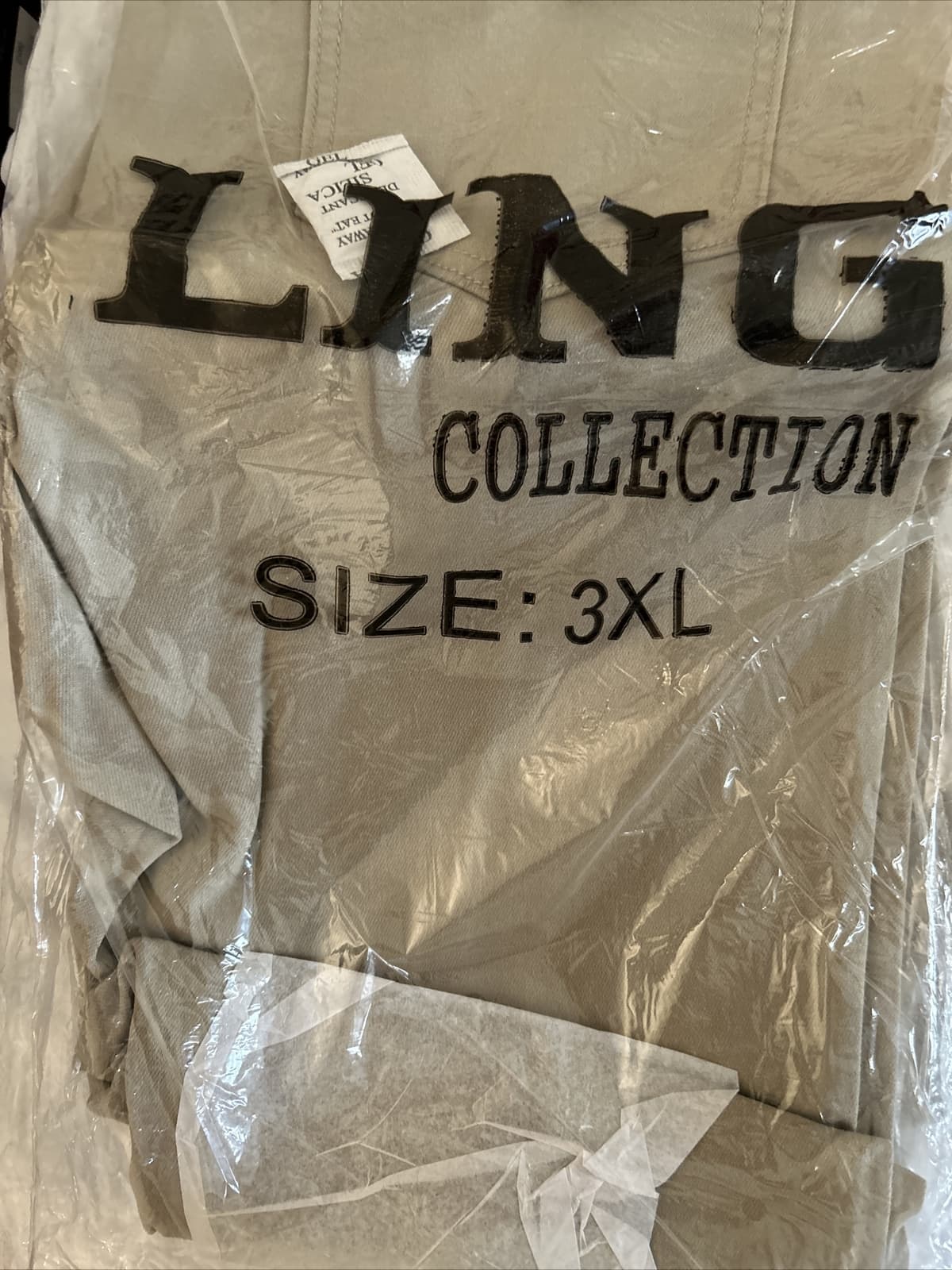 Women’s Ling Collections Skinny Jeans Khaki Stretch NWT 3xl - Thumbnail 5