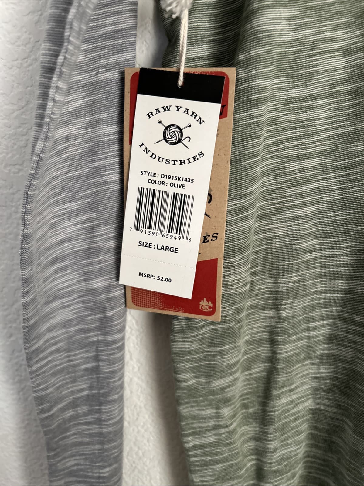Men’s Large Shirt Olive New - Thumbnail 3