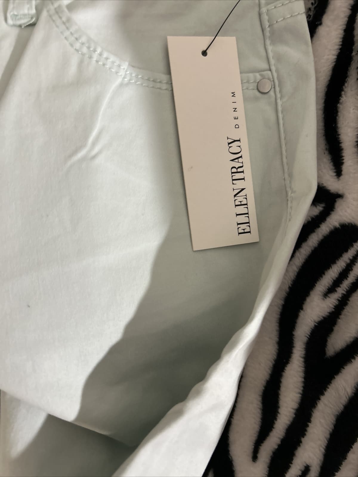 Womens ELLEN TRACY Refined Mid-rise Skinny Jeans Denim Pants Light Blue Size 6 - Thumbnail 3