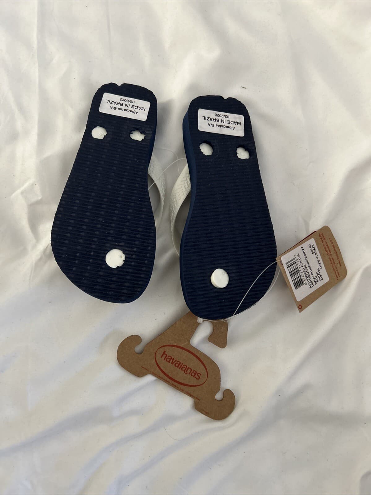 Havana’s Navy Ble/White Flip Flop 11/12c NWT Unisex - Thumbnail 2