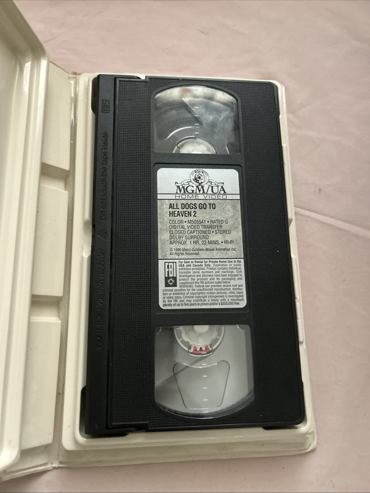 Lot Of 4 Kids Vhs Barton, The Land Before Time V & VI, All Dogs Go To Have 2 - Thumbnail 5
