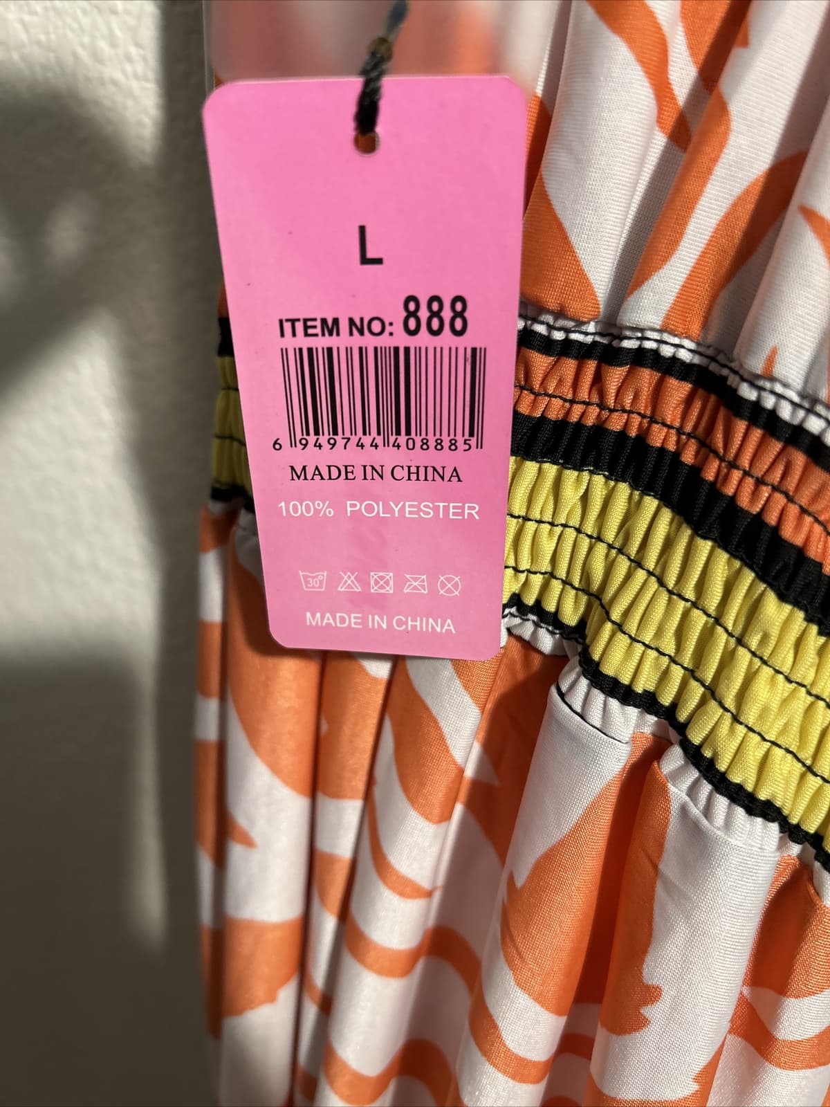 Women’s Ace Fashion Multi Color Summer Dress NWT Large Long - Thumbnail 2