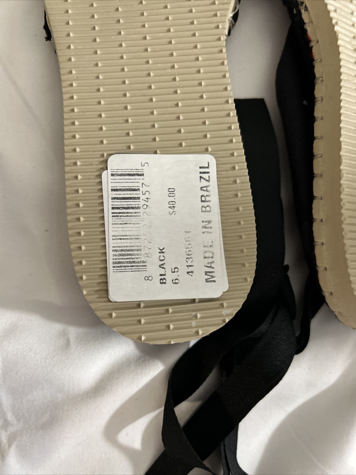 Havaianas Alpargatas (Espadrilles) Black 6.5 New - Thumbnail 4
