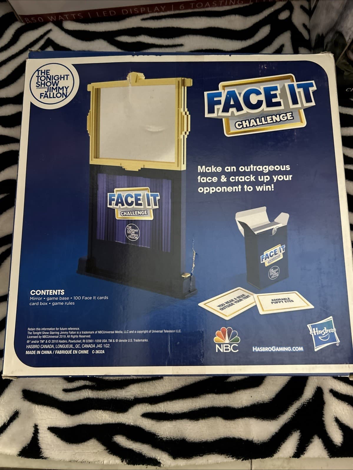 Face It Challenge Party Game Hasbro The Tonight Show Starring Jimmy Fallon New - Thumbnail 2