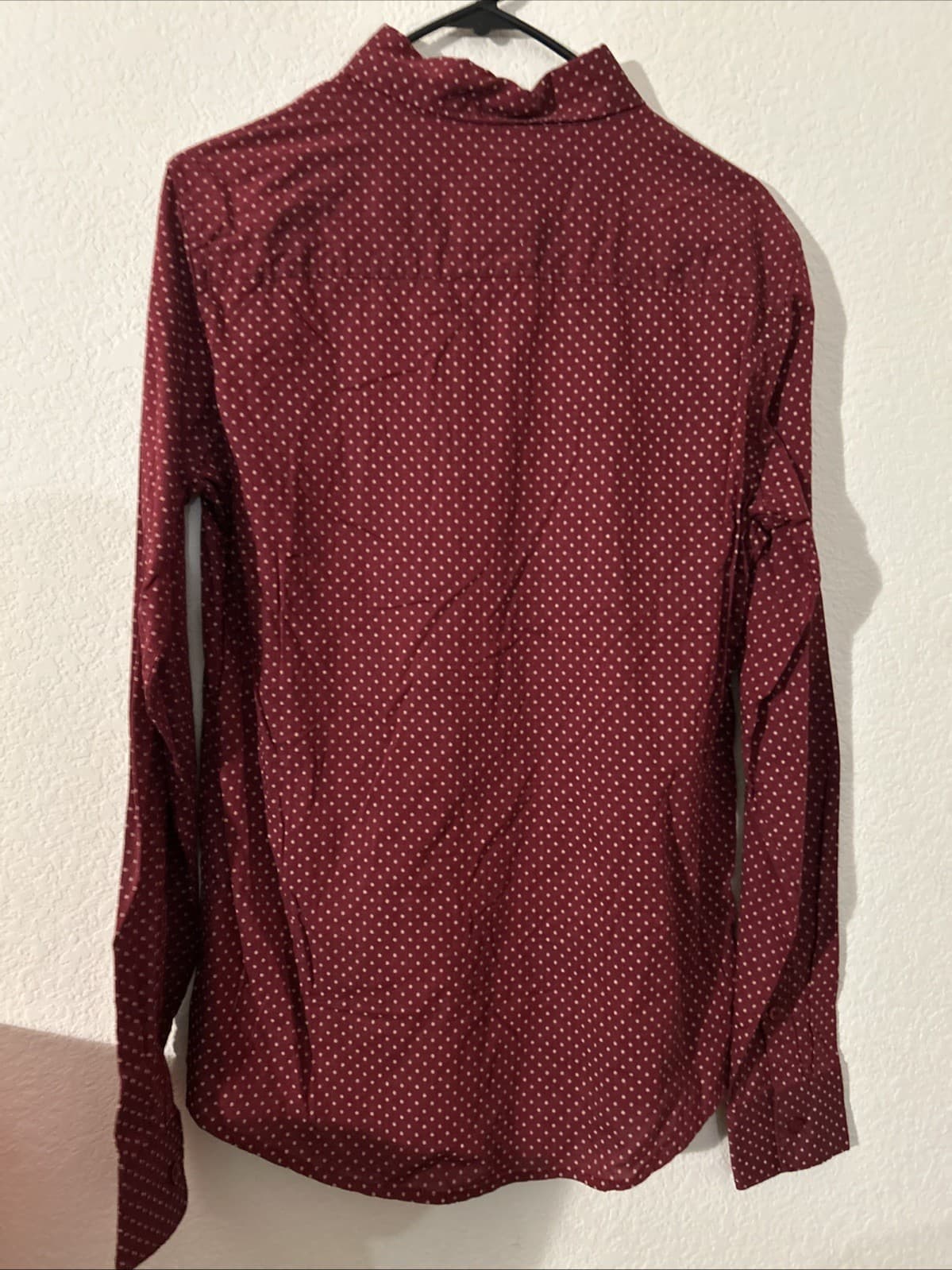 Men’s Ecko XSmall Button Down Red Polka Dot NWT - Thumbnail 3
