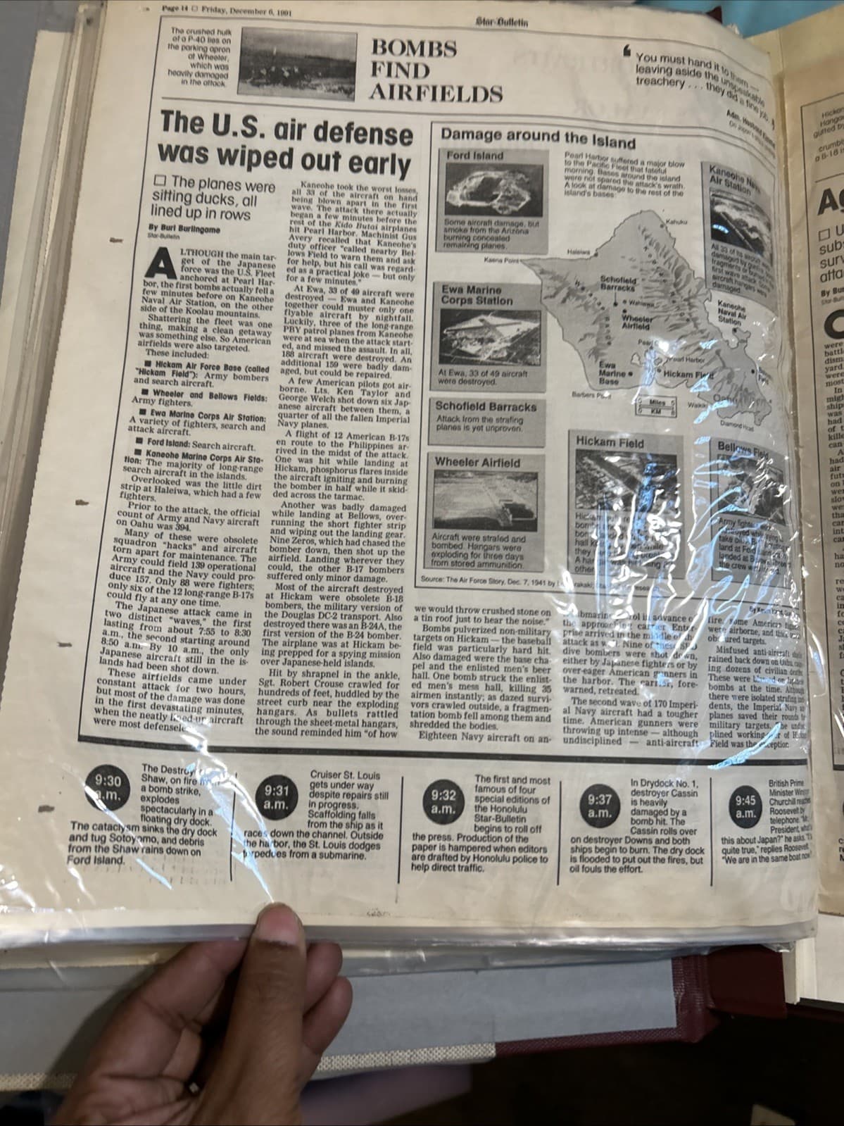Clippings Of The Pearl Harbor 1941-1991 - Thumbnail 17