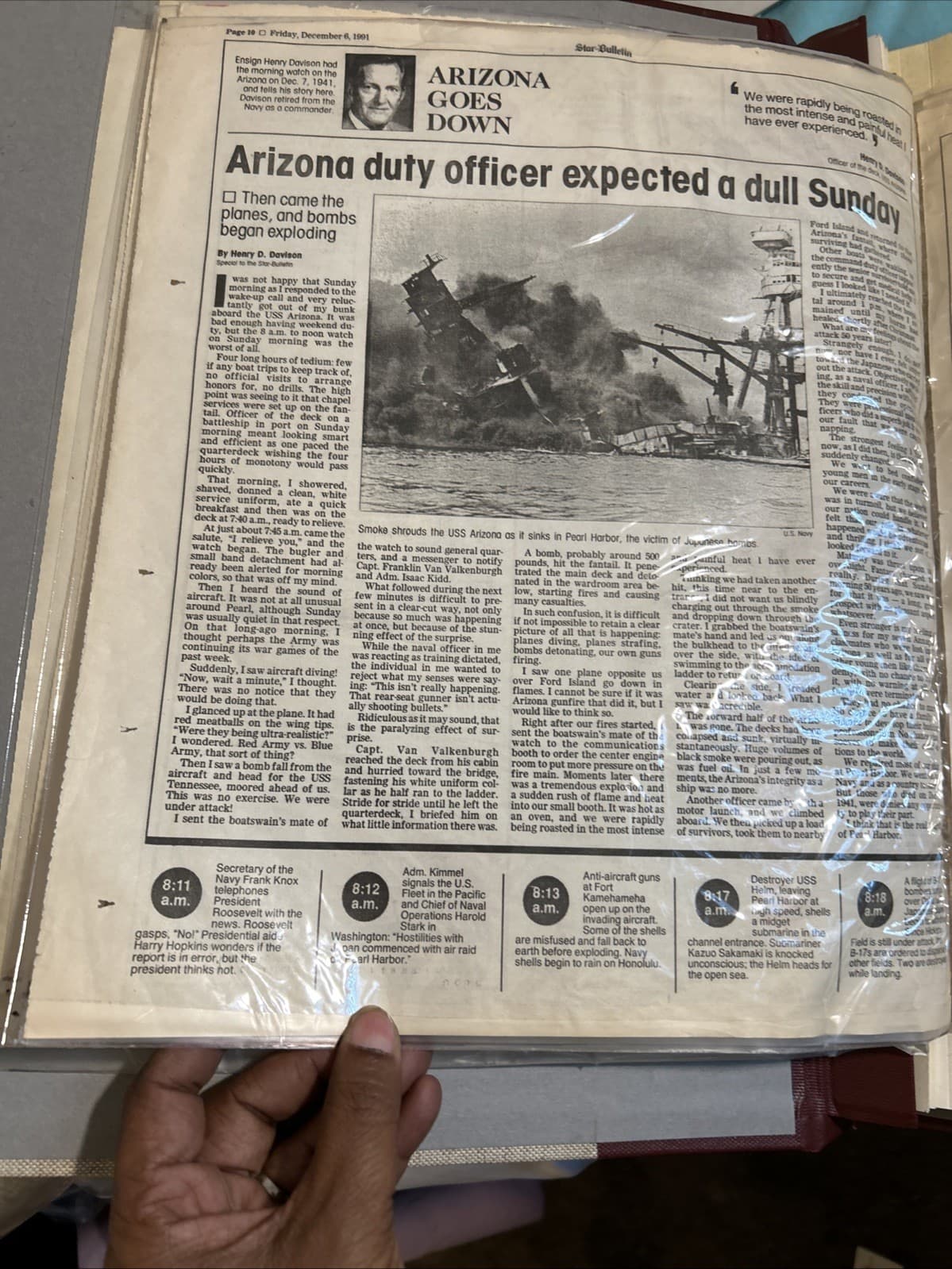 Clippings Of The Pearl Harbor 1941-1991 - Thumbnail 13